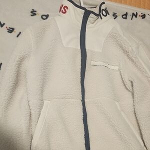 Tommy Hilfiger White and Navy Jacket